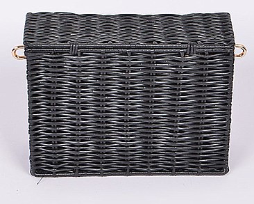 Straw Box Clutch Sling Bag