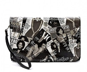 Michelle Obama Magazine Cover Clutch