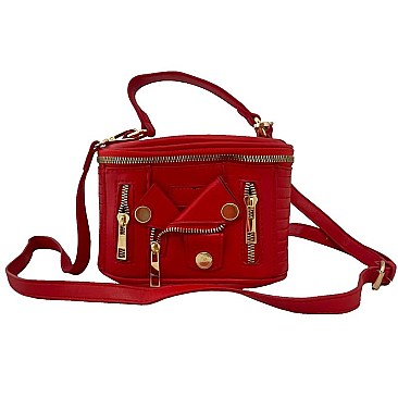 Moto Jacket Design Unique Chain Shoulder Bag