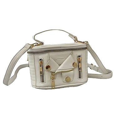 Moto Jacket Design Unique Chain Shoulder Bag