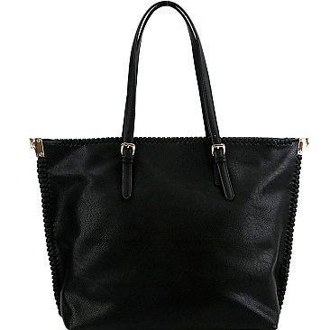Whipstitched 2-Way Large Shopper Tote MH-CTD0013