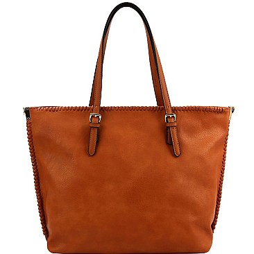 Whipstitched 2-Way Large Shopper Tote MH-CTD0013