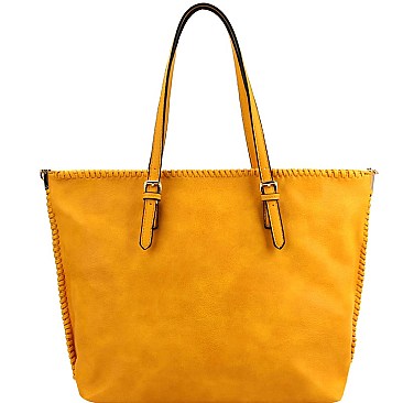 Whipstitched 2-Way Large Shopper Tote MH-CTD0013