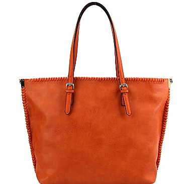 Whipstitched 2-Way Large Shopper Tote MH-CTD0013