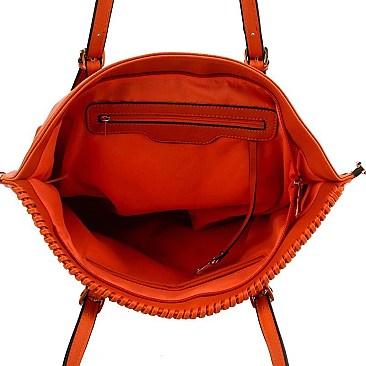 Whipstitched 2-Way Large Shopper Tote MH-CTD0013