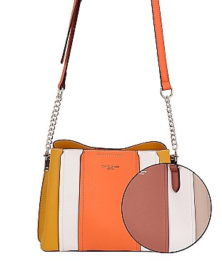 David Jones 3 Tone Shoulder Pouch