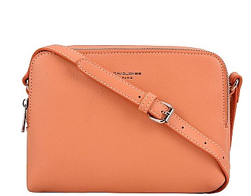 David Jones Chic Simple Colors Shoulder Pouch