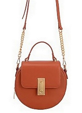 David Jones Shoulder Pouch with Gold Metal