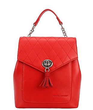 David Jones Chic Backpack With Tassel