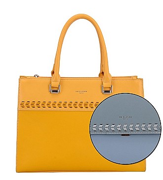 David Jones Detailed Leatherette Handbag