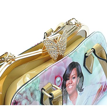 MICHELLE OBAMA BUTTERFLY SATCHEL & WALLET