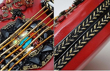 Handmade Guitar Design Ladies Cross-body Bags