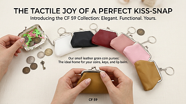 Pack of 12 - pcs Solid Coin Purses Key Chain