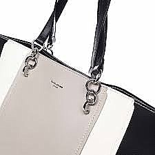 Large David Jones Color Block Tote Bag