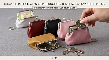 Pack of 12 - pcs Solid Coin Purses Key Chain
