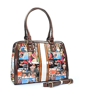 Michelle Obama & president obama Satchel Handbag