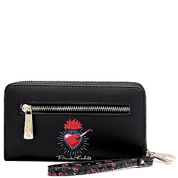 Frida Kahlo Skull Wristlet Wallet
