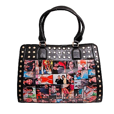 Studded Michel Obama Satchel