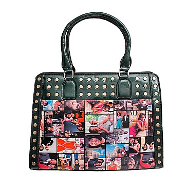 Studded Michel Obama Satchel