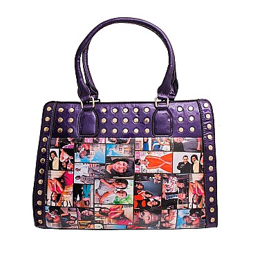 Studded Michel Obama Satchel