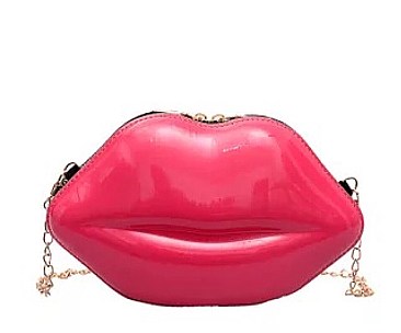 Sexy Lips Style Cross-Body Shoulder Bag