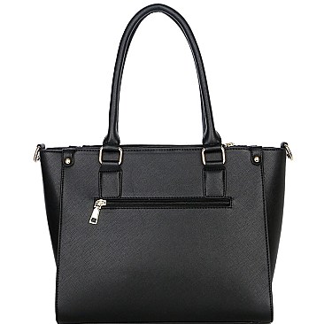 Compartment 2 in 1 Satchel SET with Cellphone Wallet Messenger L6391