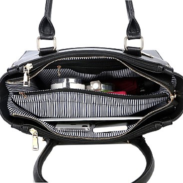 Compartment 2 in 1 Satchel SET with Cellphone Wallet Messenger L6391