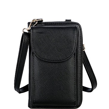 Compartment 2 in 1 Satchel SET with Cellphone Wallet Messenger L6391