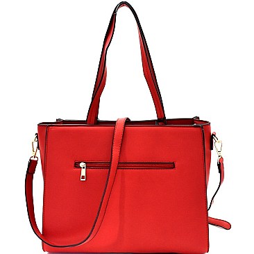 2-Way Bow Accent Tote Wristlet SET