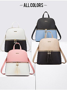 4 IN 1 Multi Compartment Backback Crossbody Shoulder & Wallet Set