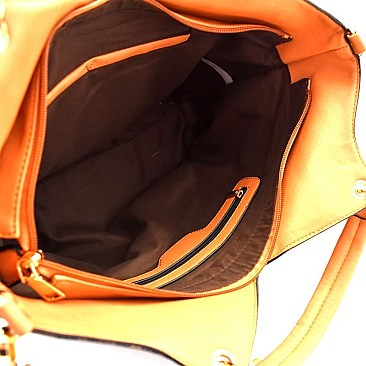 Monogram Two-Tone 4 in 1 Satchel Value SET MH-LHU112