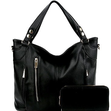 Stylish Multi-Pocket 2-Way Tote Wallet SET MH-LHU2341W