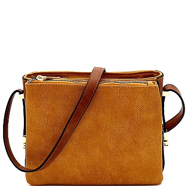 MULTI COMPARTMENT TWO WAY CROSS BODY & SHOULDER BAG