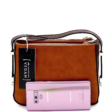 MULTI COMPARTMENT TWO WAY CROSS BODY & SHOULDER BAG