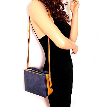 MULTI COMPARTMENT TWO WAY CROSS BODY & SHOULDER BAG
