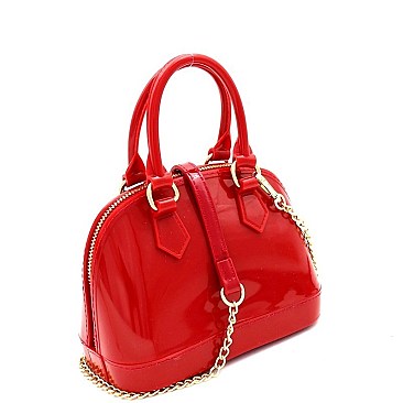 MEDIUM 2 WAY JELLY SATCHEL CROSS BODY