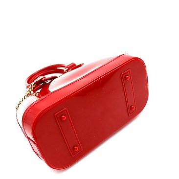 MEDIUM 2 WAY JELLY SATCHEL CROSS BODY