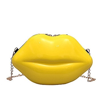 Sexy Lips Style Cross-Body Shoulder Bag