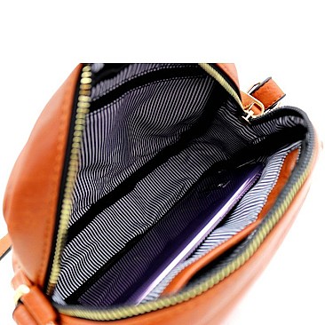 POCKET FRONT FLAP CROSS BODY MESSENGER