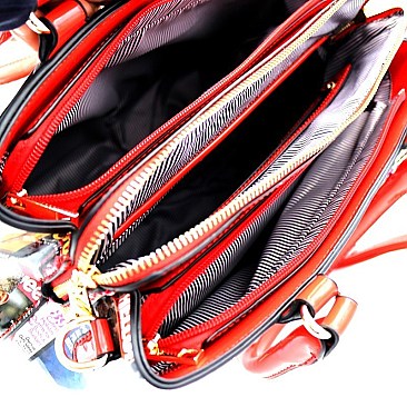 Michelle Obama Tassel Accent 2 in 1 Satchel Set MH-MB5014S