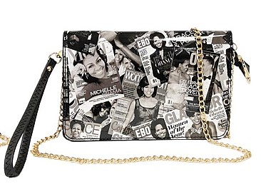 Michelle Obama Magazine Cover Clutch
