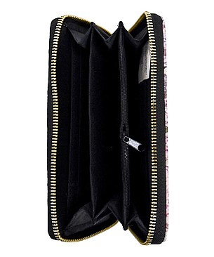 Magazine Print Studded Round Satchel Wallet SET JP-PA00494