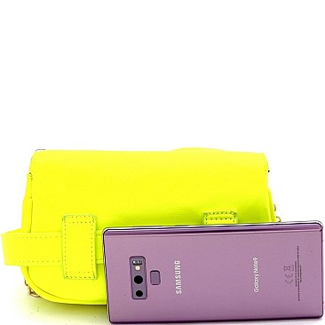 CHAIN STRAP CROSS BODY FANNY PACK