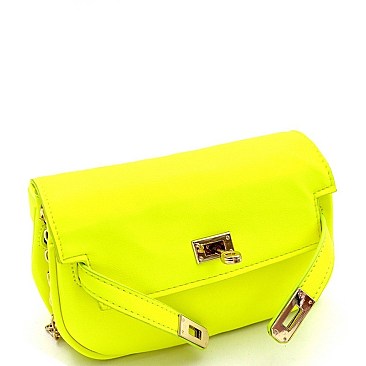 CHAIN STRAP CROSS BODY FANNY PACK