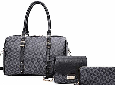 3 IN 1 CLASSY BOSTON BAG SET
