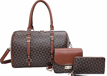 3 IN 1 CLASSY BOSTON BAG SET