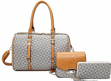 3 IN 1 CLASSY BOSTON BAG SET