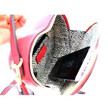 Novelty Boxy Satchel Shoulder Bag