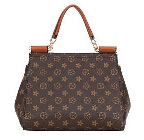 2- In-1 Monogram Doctor Design Handbag with Wallet