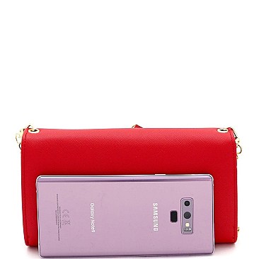 Versatile Tassel Accent Smartphone-Friendly Wallet Cross Body